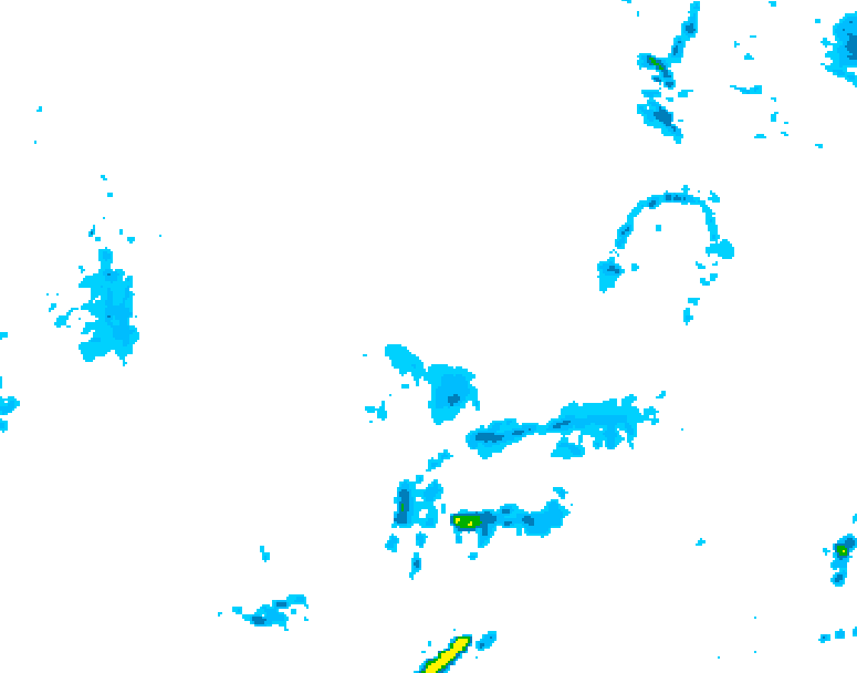 GDPS precipitation 234 hour forecast chart for Canada based on 2026/04/04 0000Z data