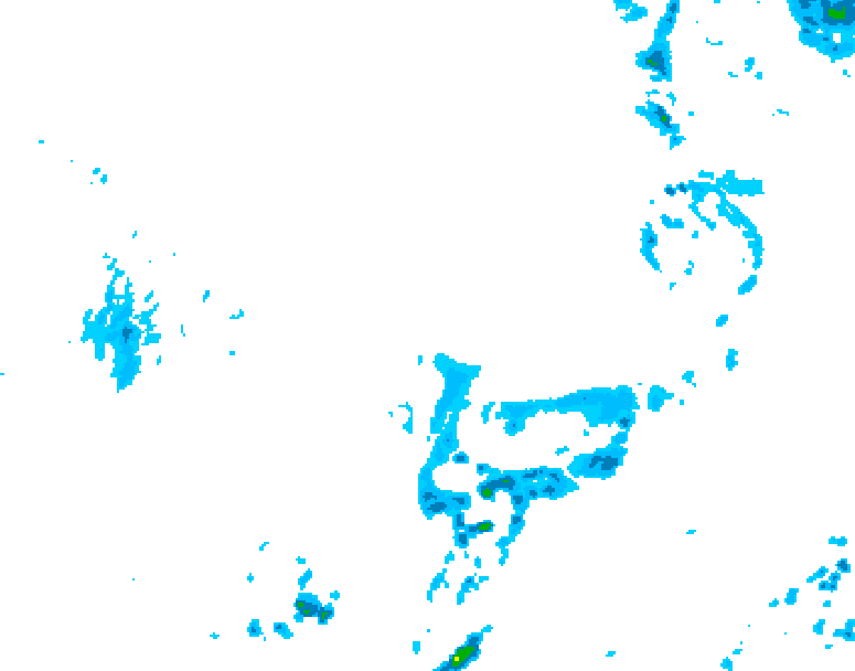 GDPS precipitation 240 hour forecast chart for Canada based on 2026/04/04 0000Z data