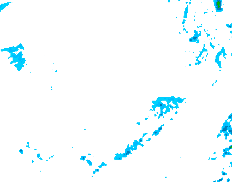 GDPS precipitation 132 hour forecast chart for Canada based on 2026/04/04 1200Z data