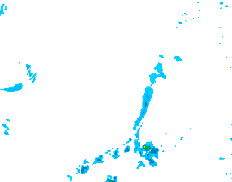 GDPS precipitation 222 hour forecast chart for Canada based on 2026/04/04 1200Z data
