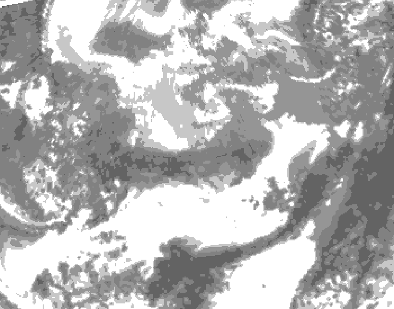 GDPS total cloud 192 hour forecast chart for Canada based on 2026/04/04 0000Z data