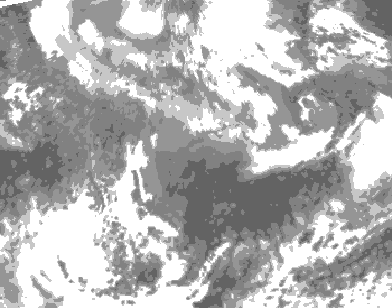 GDPS total cloud 240 hour forecast chart for Canada based on 2026/04/04 0000Z data
