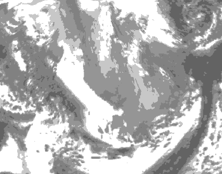 GDPS total cloud 060 hour forecast chart for Canada based on 2026/04/04 1200Z data