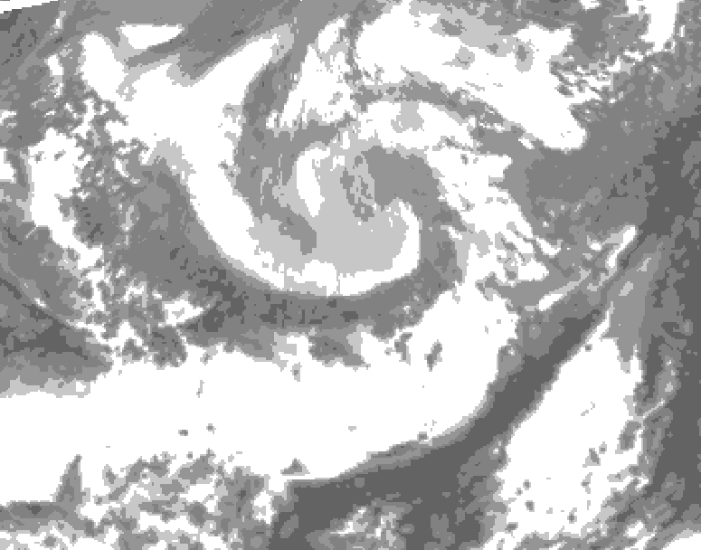 GDPS total cloud 180 hour forecast chart for Canada based on 2026/04/04 1200Z data