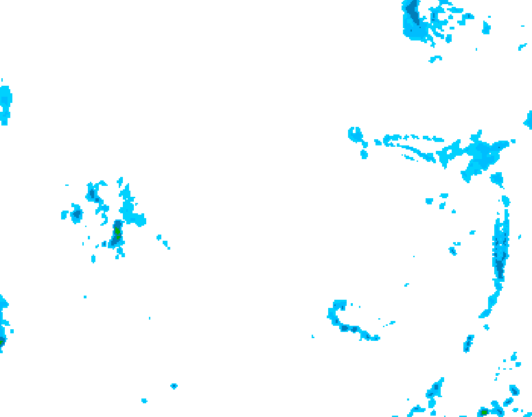 GDPS precipitation 048 hour forecast chart for Canada based on 2026/04/05 0000Z data