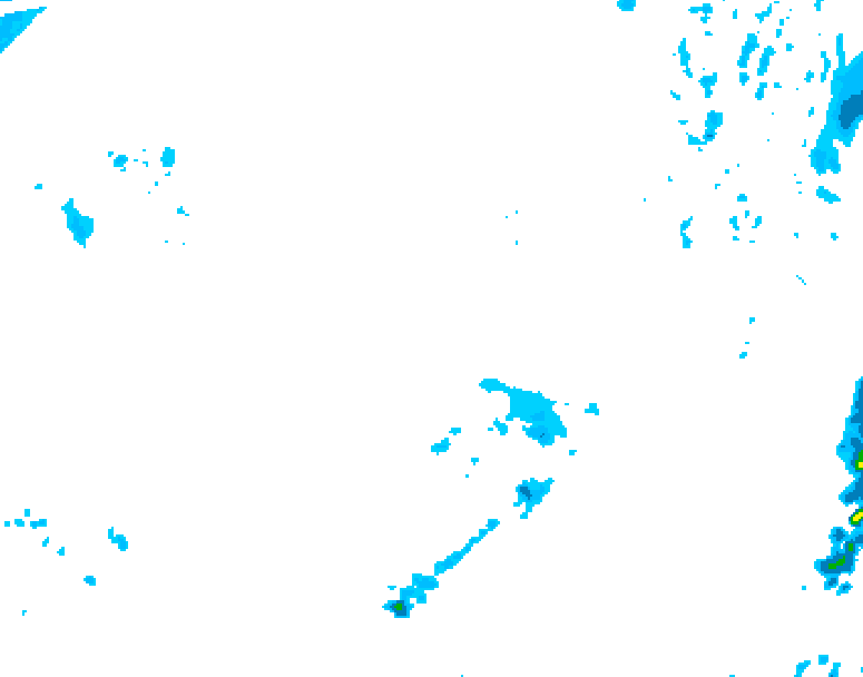 GDPS precipitation 108 hour forecast chart for Canada based on 2026/04/05 0000Z data