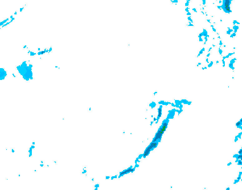 GDPS precipitation 120 hour forecast chart for Canada based on 2026/04/05 0000Z data
