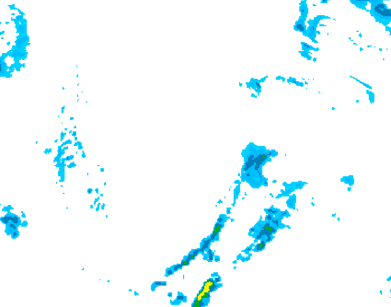 GDPS precipitation 216 hour forecast chart for Canada based on 2026/04/05 0000Z data