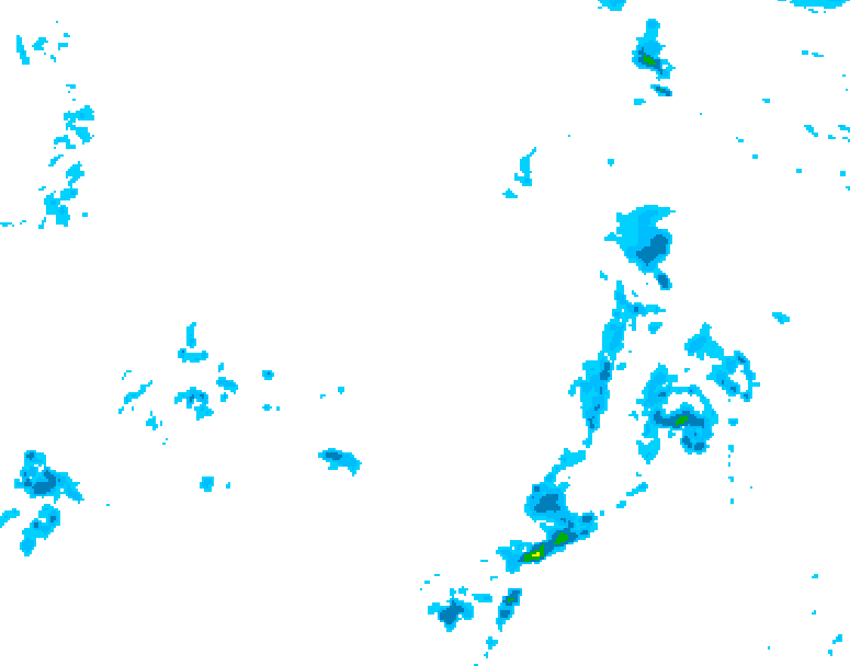 GDPS precipitation 228 hour forecast chart for Canada based on 2026/04/05 0000Z data