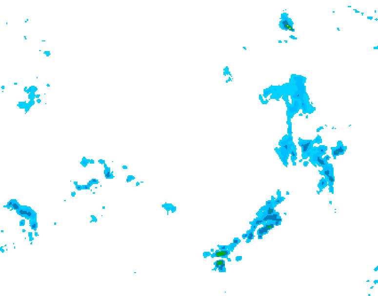GDPS precipitation 234 hour forecast chart for Canada based on 2026/04/05 0000Z data