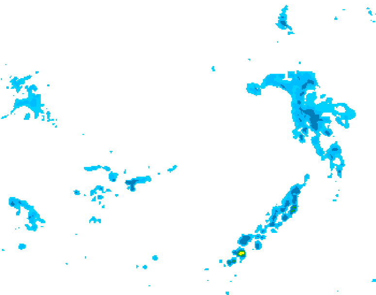 GDPS precipitation 240 hour forecast chart for Canada based on 2026/04/05 0000Z data
