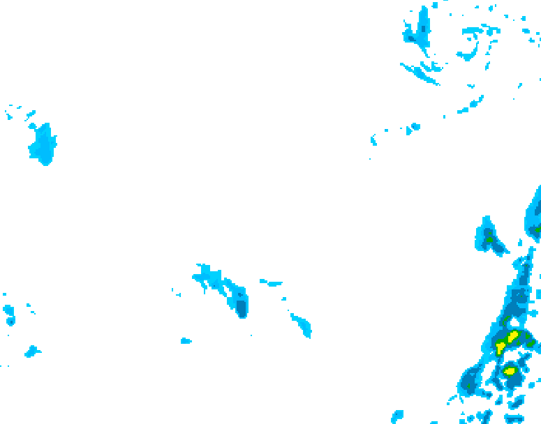 GDPS precipitation 072 hour forecast chart for Canada based on 2026/04/05 1200Z data