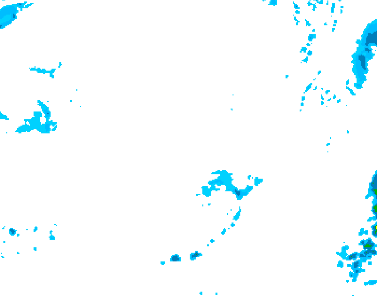 GDPS precipitation 096 hour forecast chart for Canada based on 2026/04/05 1200Z data