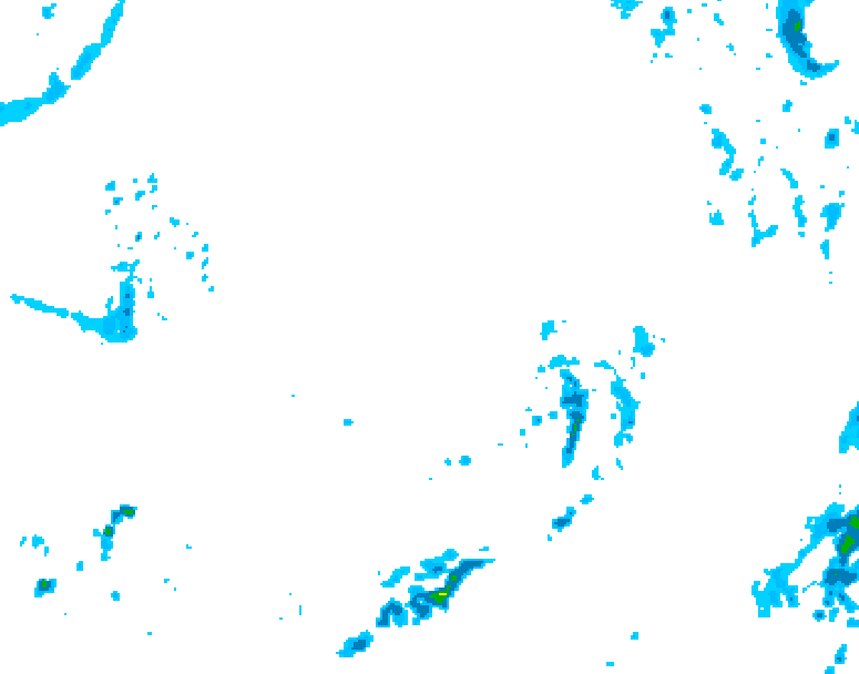 GDPS precipitation 108 hour forecast chart for Canada based on 2026/04/05 1200Z data