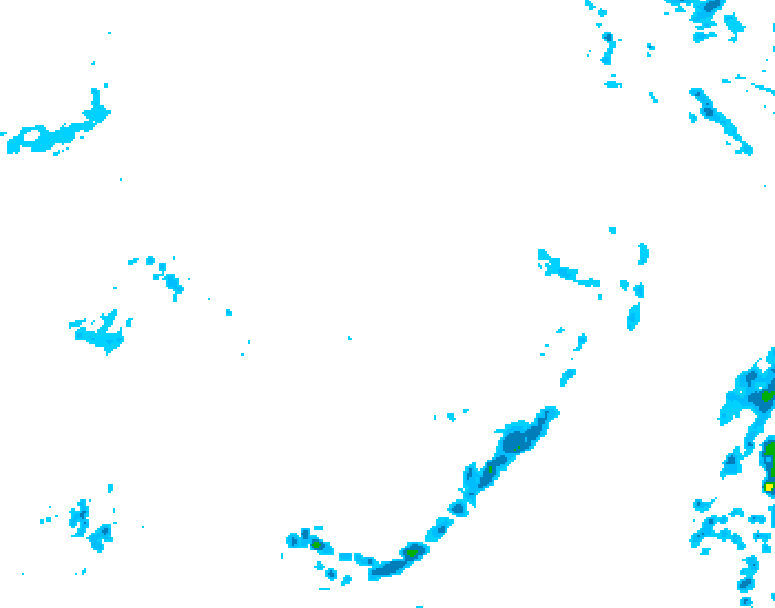 GDPS precipitation 120 hour forecast chart for Canada based on 2026/04/05 1200Z data
