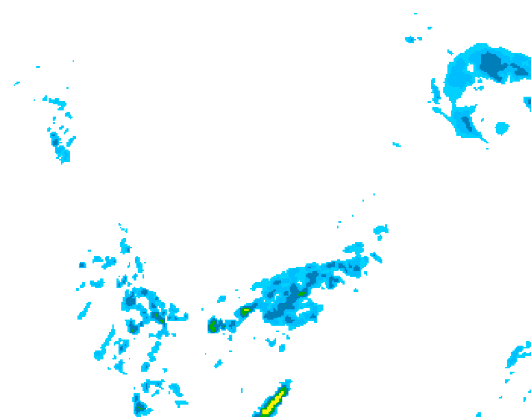 GDPS precipitation 180 hour forecast chart for Canada based on 2026/04/05 1200Z data
