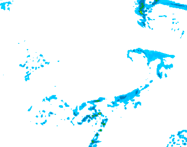 GDPS precipitation 204 hour forecast chart for Canada based on 2026/04/05 1200Z data