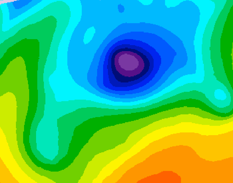 GDPS 500 millibar geopotential height 168 hour forecast chart for Canada based on 2026/04/06 0000Z data