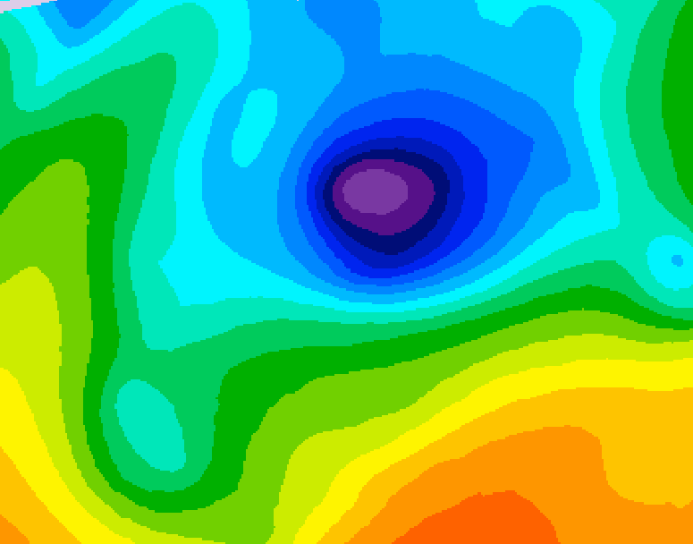 GDPS 500 millibar geopotential height 174 hour forecast chart for Canada based on 2026/04/06 0000Z data