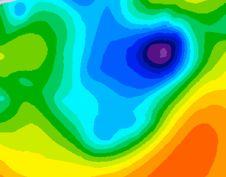 GDPS 500 millibar geopotential height 234 hour forecast chart for Canada based on 2026/04/06 0000Z data