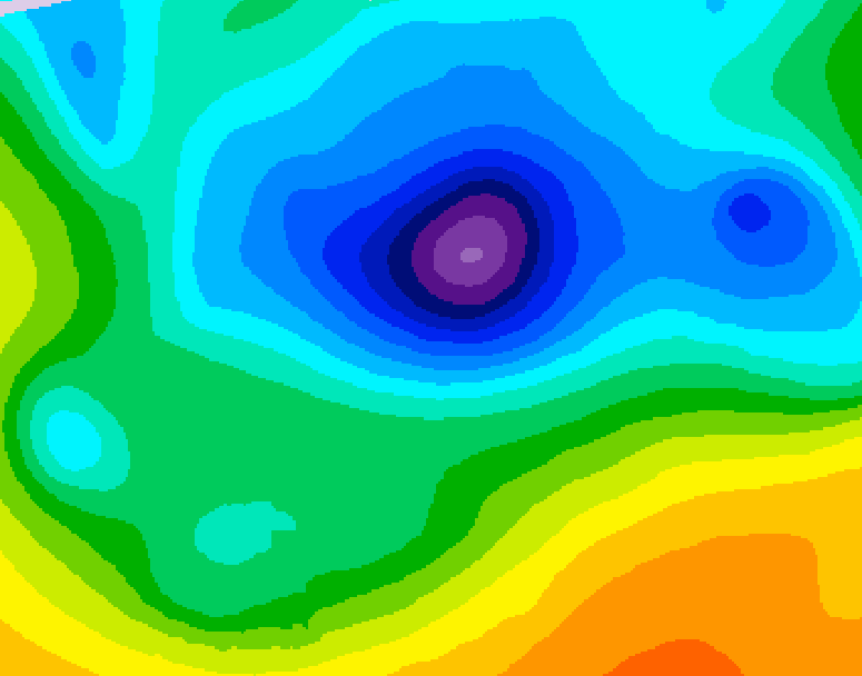 GDPS 500 millibar geopotential height 168 hour forecast chart for Canada based on 2026/04/06 1200Z data