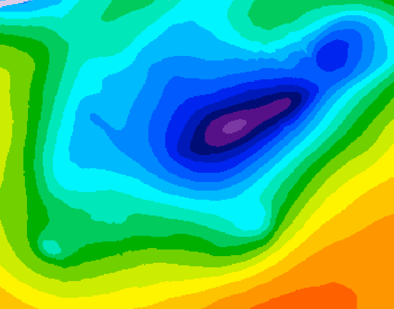 GDPS 500 millibar geopotential height 210 hour forecast chart for Canada based on 2026/04/06 1200Z data