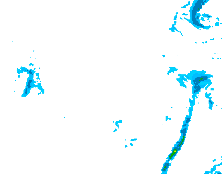 GDPS precipitation 006 hour forecast chart for Canada based on 2026/04/06 0000Z data