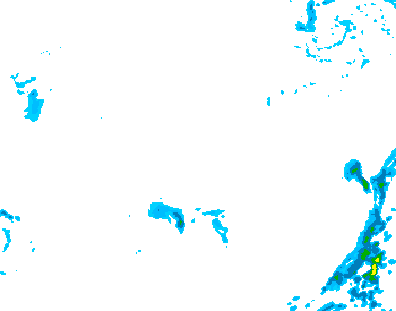 GDPS precipitation 060 hour forecast chart for Canada based on 2026/04/06 0000Z data