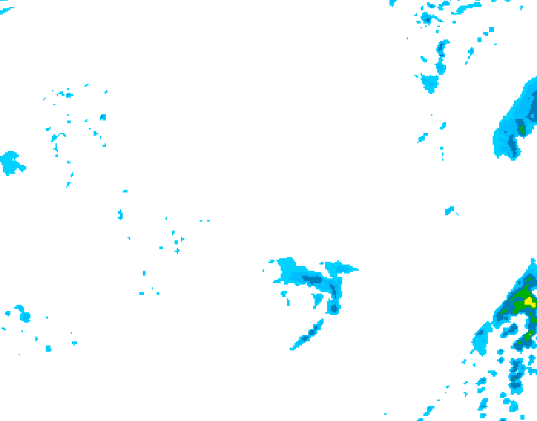 GDPS precipitation 078 hour forecast chart for Canada based on 2026/04/06 0000Z data