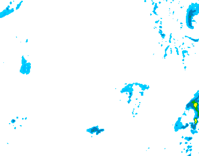 GDPS precipitation 090 hour forecast chart for Canada based on 2026/04/06 0000Z data