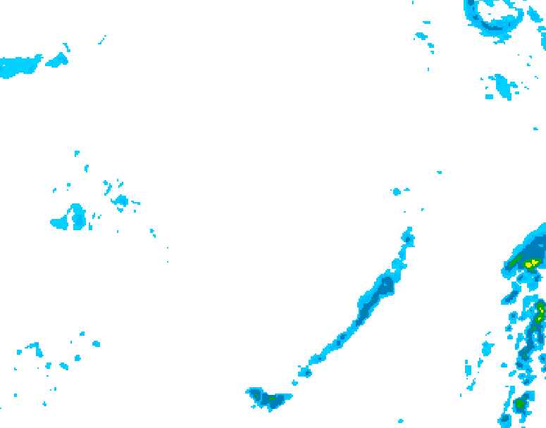 GDPS precipitation 108 hour forecast chart for Canada based on 2026/04/06 0000Z data