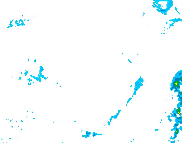 GDPS precipitation 114 hour forecast chart for Canada based on 2026/04/06 0000Z data
