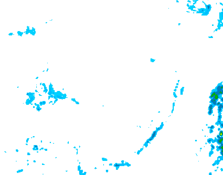 GDPS precipitation 120 hour forecast chart for Canada based on 2026/04/06 0000Z data