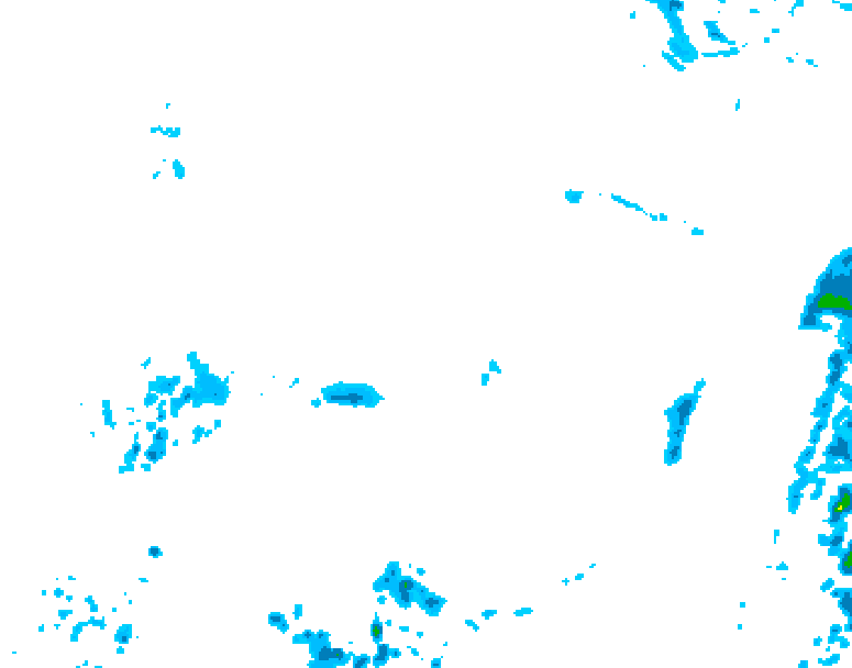 GDPS precipitation 132 hour forecast chart for Canada based on 2026/04/06 0000Z data