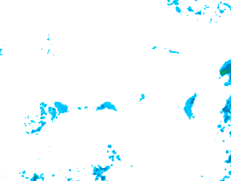 GDPS precipitation 138 hour forecast chart for Canada based on 2026/04/06 0000Z data
