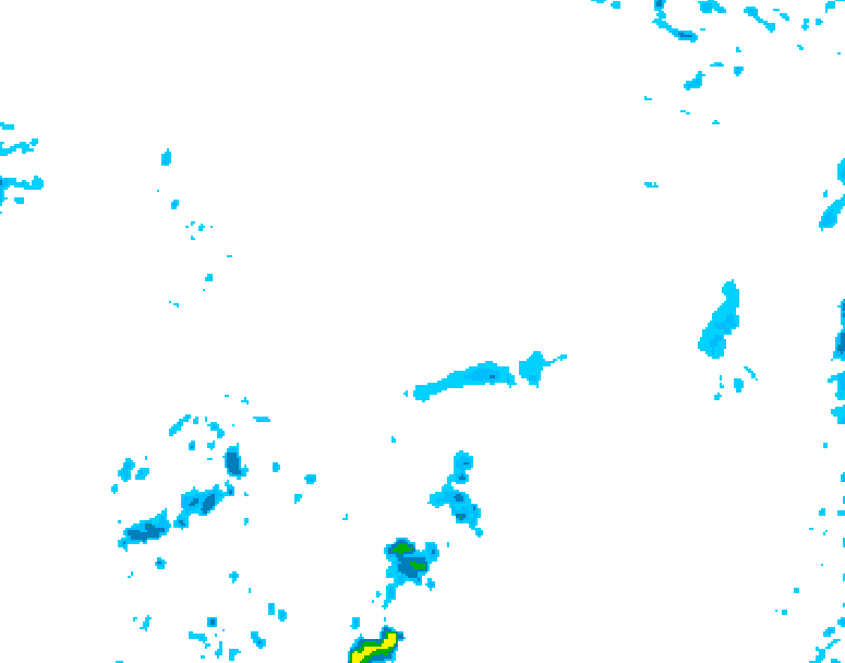 GDPS precipitation 150 hour forecast chart for Canada based on 2026/04/06 0000Z data
