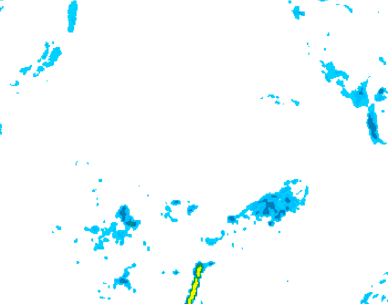 GDPS precipitation 180 hour forecast chart for Canada based on 2026/04/06 0000Z data