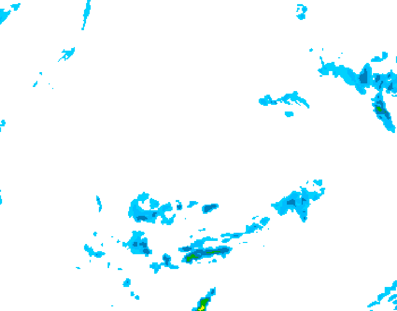 GDPS precipitation 186 hour forecast chart for Canada based on 2026/04/06 0000Z data