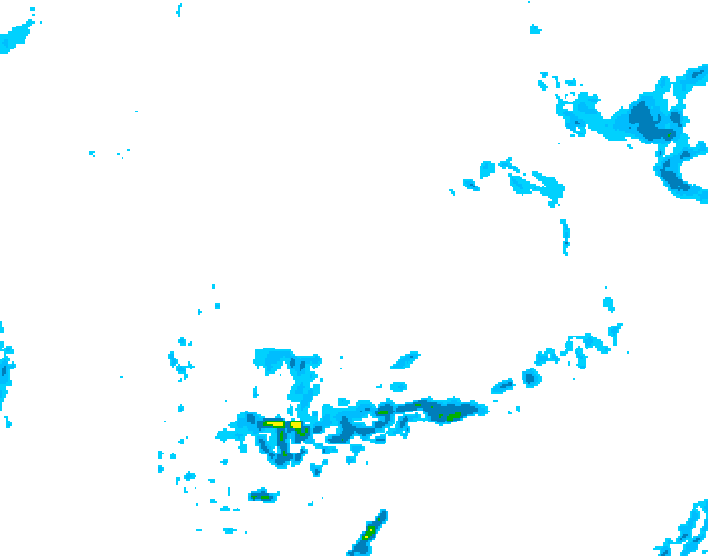 GDPS precipitation 192 hour forecast chart for Canada based on 2026/04/06 0000Z data
