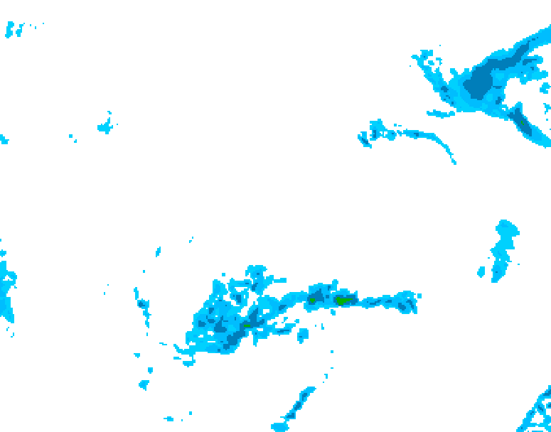 GDPS precipitation 198 hour forecast chart for Canada based on 2026/04/06 0000Z data