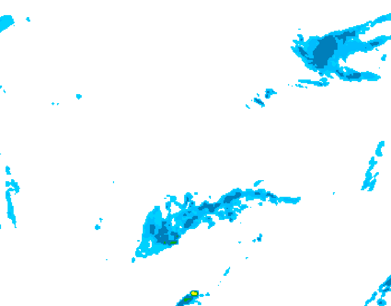 GDPS precipitation 204 hour forecast chart for Canada based on 2026/04/06 0000Z data