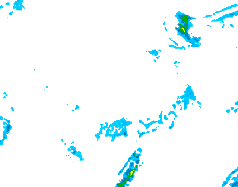 GDPS precipitation 216 hour forecast chart for Canada based on 2026/04/06 0000Z data