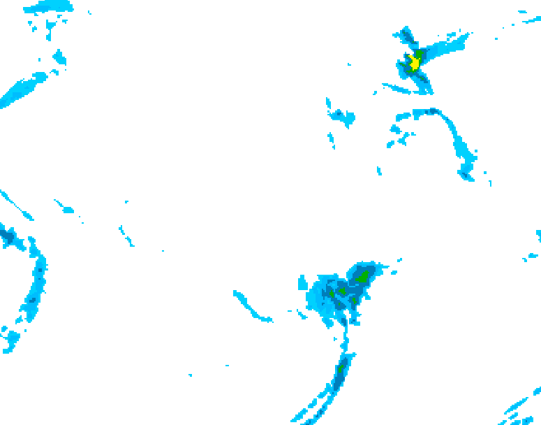 GDPS precipitation 228 hour forecast chart for Canada based on 2026/04/06 0000Z data