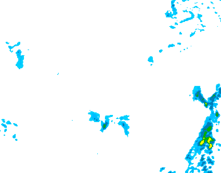 GDPS precipitation 048 hour forecast chart for Canada based on 2026/04/06 1200Z data