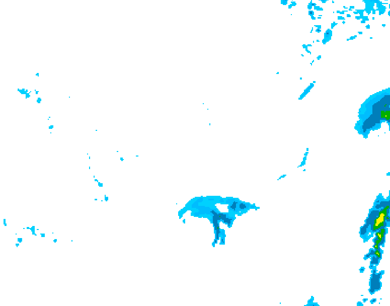 GDPS precipitation 060 hour forecast chart for Canada based on 2026/04/06 1200Z data