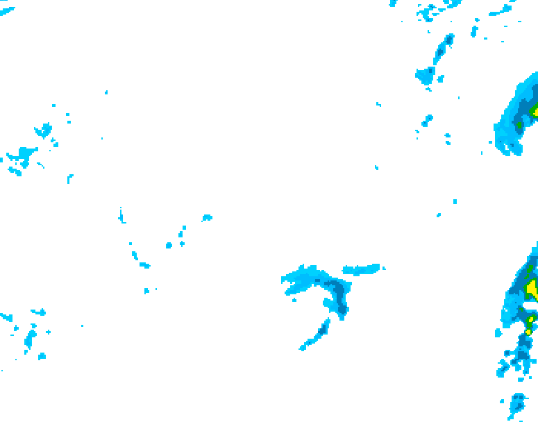 GDPS precipitation 066 hour forecast chart for Canada based on 2026/04/06 1200Z data