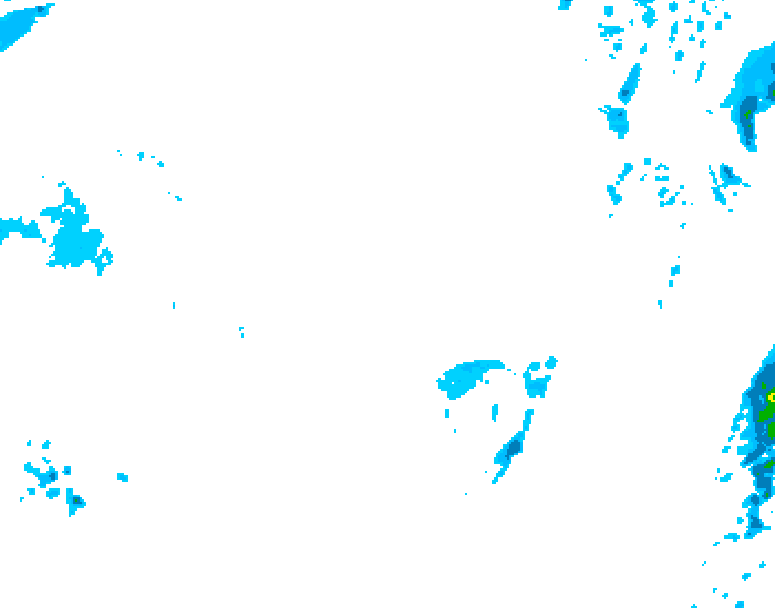 GDPS precipitation 072 hour forecast chart for Canada based on 2026/04/06 1200Z data