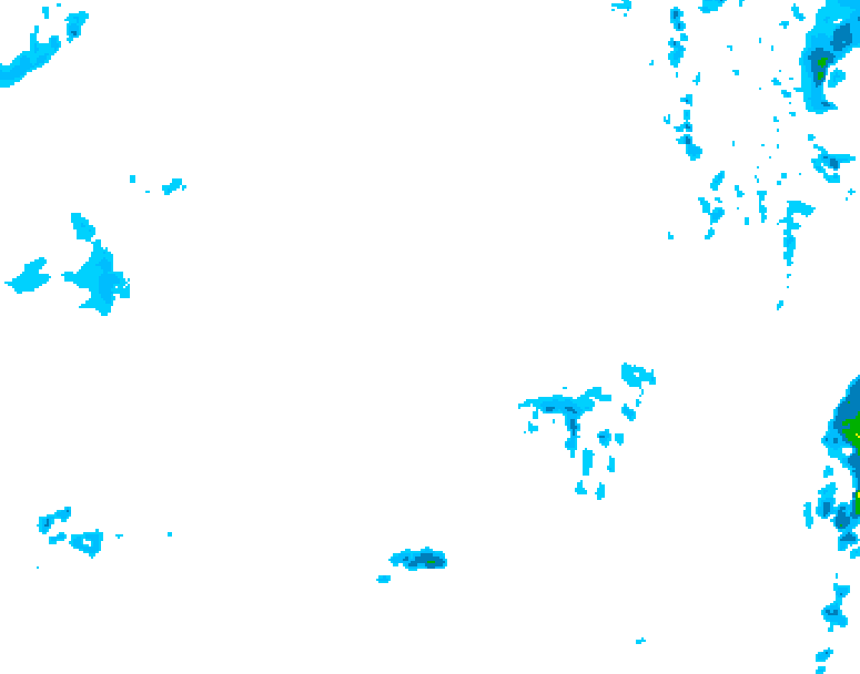 GDPS precipitation 078 hour forecast chart for Canada based on 2026/04/06 1200Z data