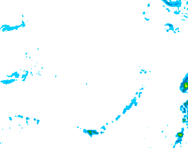 GDPS precipitation 096 hour forecast chart for Canada based on 2026/04/06 1200Z data