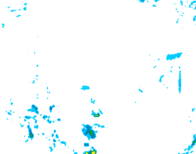 GDPS precipitation 138 hour forecast chart for Canada based on 2026/04/06 1200Z data